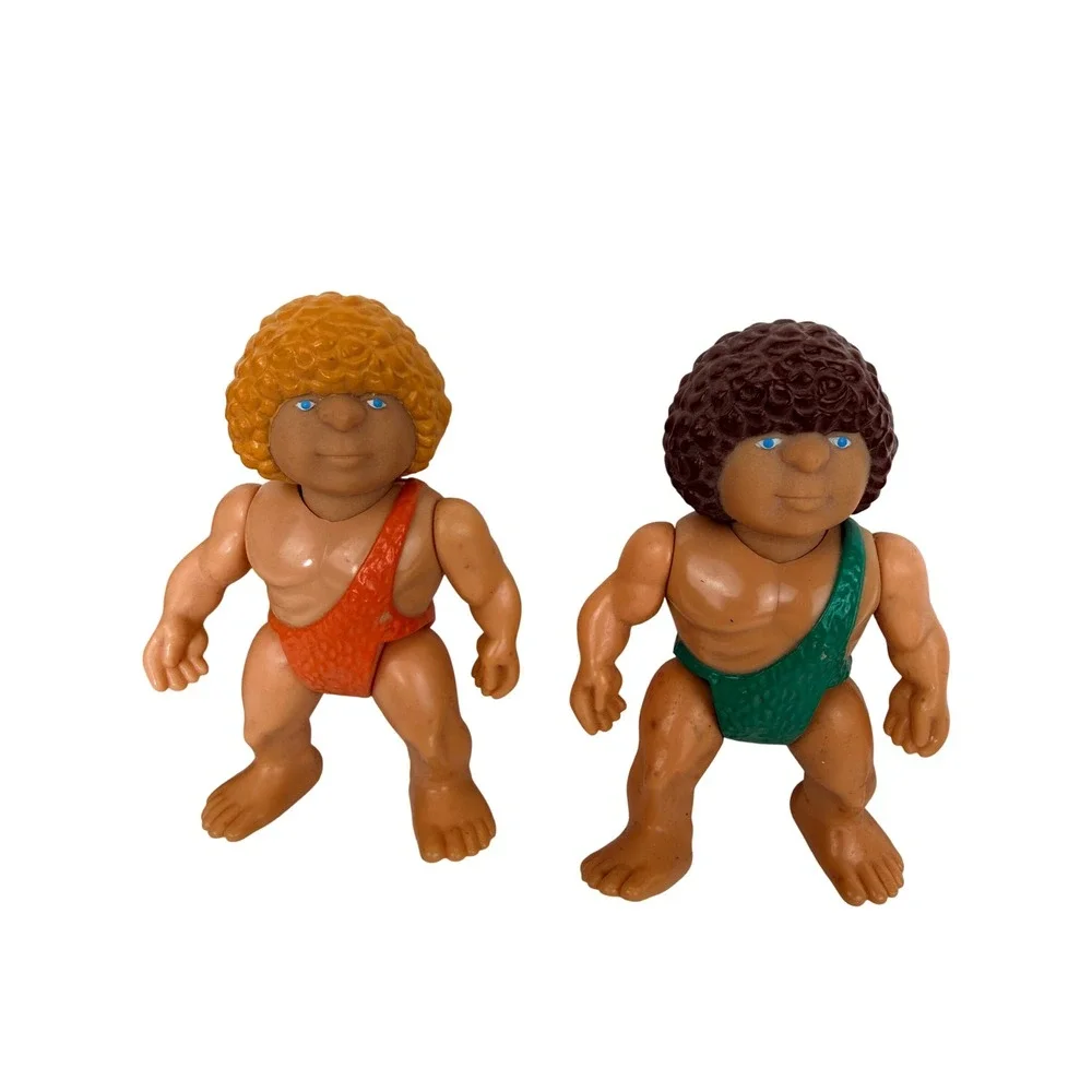 Vintage 1987 Playskool Caveman Action Figure Definitely Dinosaurs Toy Lot 5 - BH